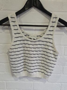 Freshman 1996 Cropped Knit Tank